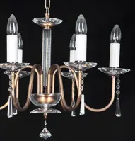 Chandelier with metal arms EL918603PT