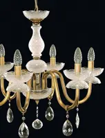 Chandelier with metal arms EL906601MPT