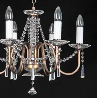 Chandelier with metal arms EL917603PT