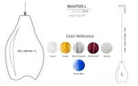 Design pendant light Muutos L