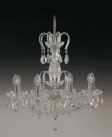Cut Glass Crystal Chandelier EL660819 -  silver 