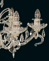 Cut glass crystal chandelier EL663619