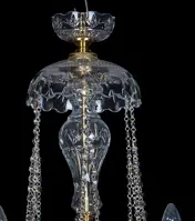 Cut glass crystal chandelier EL673619