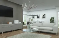 Brass chandelier LLCH06