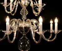 Clear Glass Chandelier  LW513120100G - detail 
