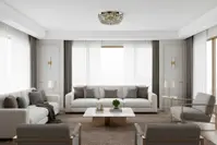 Flush Ceiling Light L207CLN