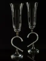 Crystal champagne Glass 2pcs