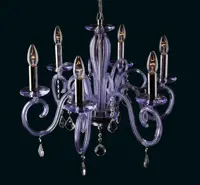 Crystal chandelier violet EL216664
