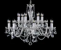 Traditional Crystal Chandeliers  AL185 - silver 