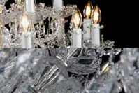 Crystal chandelier EL10212+602PB