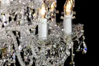 Crystal chandelier EL10212+602PB