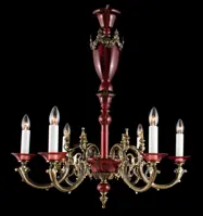 Chandelier with metal arms TX950052006
