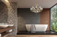 Chandelier with metal arms EL9001802PT