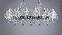 Chandelier crystal modern EL1021402 OVALPB 