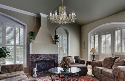  Glass Crystal Chandelier For Living Room 