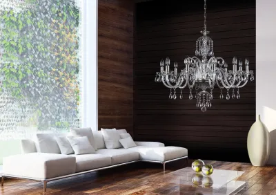Crystal chandelier for living room