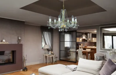 Crystal chandelier for living room