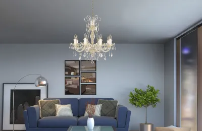 Modern Crystal Chandelier For Living Room 