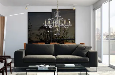 Modern Crystal Chandelier For Living Room 