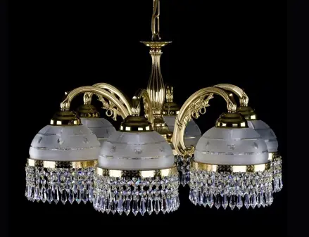 Brass chandelier LA099CLN