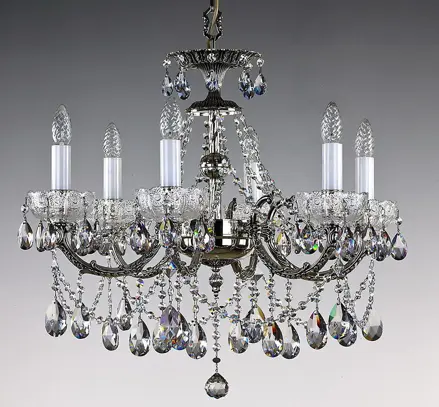 Brass cut crystal chandelier L307CENi 8006*