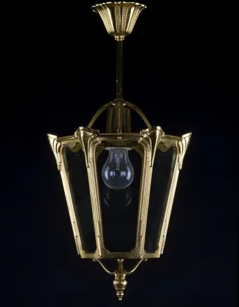 Brass chandelier L382