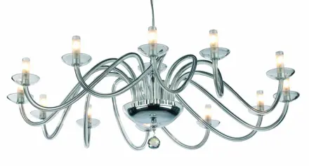 Chandelier modern Tourbillon 12 Ni
