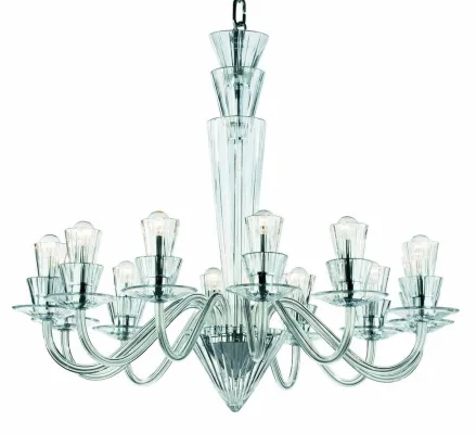Modern chandelier Preciosa Humprecht 12 Ni