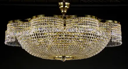 Large crystal ceiling lamp L276CLN