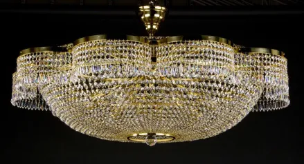 Large crystal ceiling lamp L276CLN