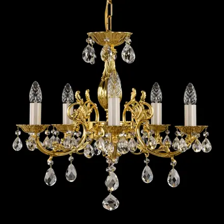 Chandelier cast brass AL092