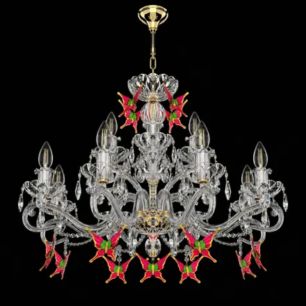 Design chandelier EL1651202PB BUTTERFLY