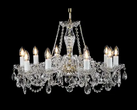 Cut glass crystal chandelier L16056CLN