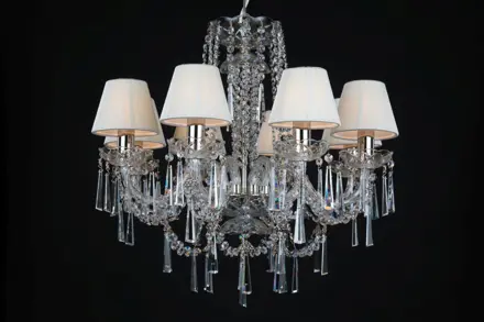 Chandelier crystal LLCH08S CRYSTAL-WHITE