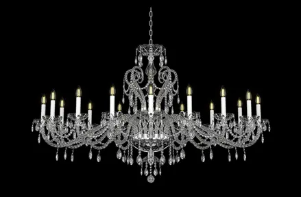 Chandelier crystal Bohemia Crystal original EL1381601 OVAL PB 