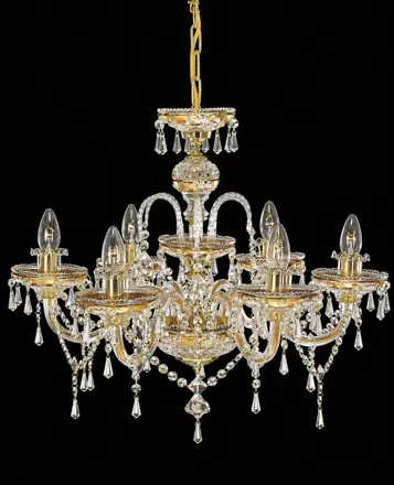 Cut glass crystal chandelier EL650603