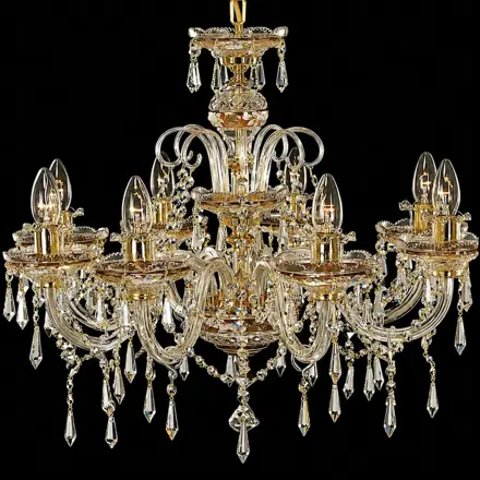 Cut glass crystal chandelier EL650803