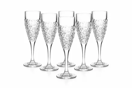 Glasses for sparkling wine set 6 pcs BG09290