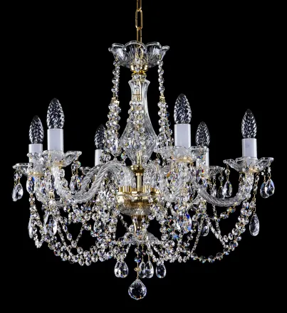 Cut glass crystal chandelier L022CLN