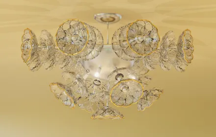 Design chandelier ELflower74III+IIMATT