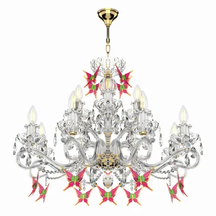 Design chandelier EL1651202PB BUTTERFLY