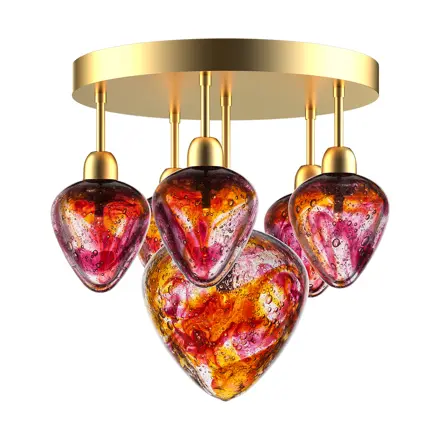 Modern pendant light ELA03Red