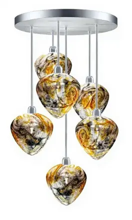 Modern pendant light ELA05Yellow