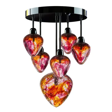 Modern pendant light ELA04Red