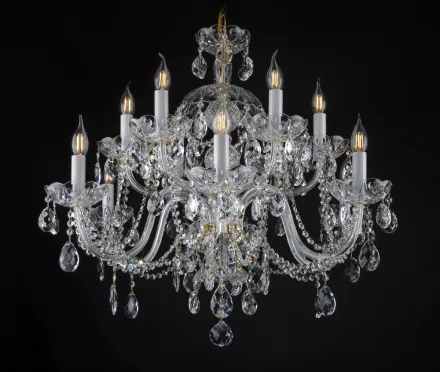 Crystal chandelier EL1366+601PB