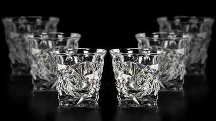 Whiskey glass set 6 pcs BG08070
