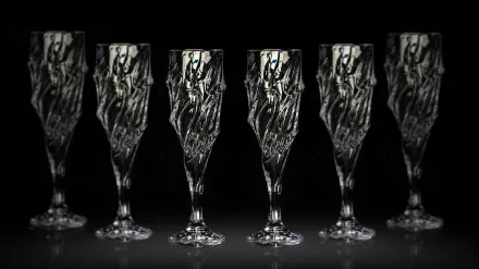 Glasses for sparkling wine set 6 pcs BG50070