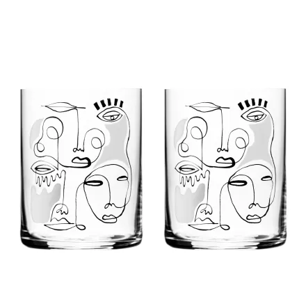 Whiskey glass set 2 pcs PAS460223014390