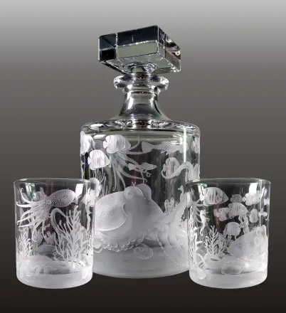 Crystal whisky set SEBOCEAN