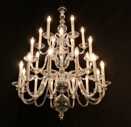 Crystal chandelier Eugene L Historic Ni